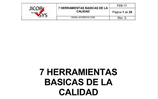 7 Herramientas de la calidad (GRATIS)